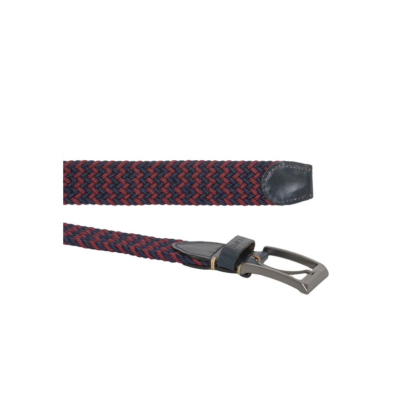 Redbridge Braided Belt Elastic Flexible Adjustable Unisex Stretch Belt, Bordeaux