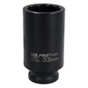 33mm Metric 1/2" Drive Deep Rear Hub Axle Nut Socket