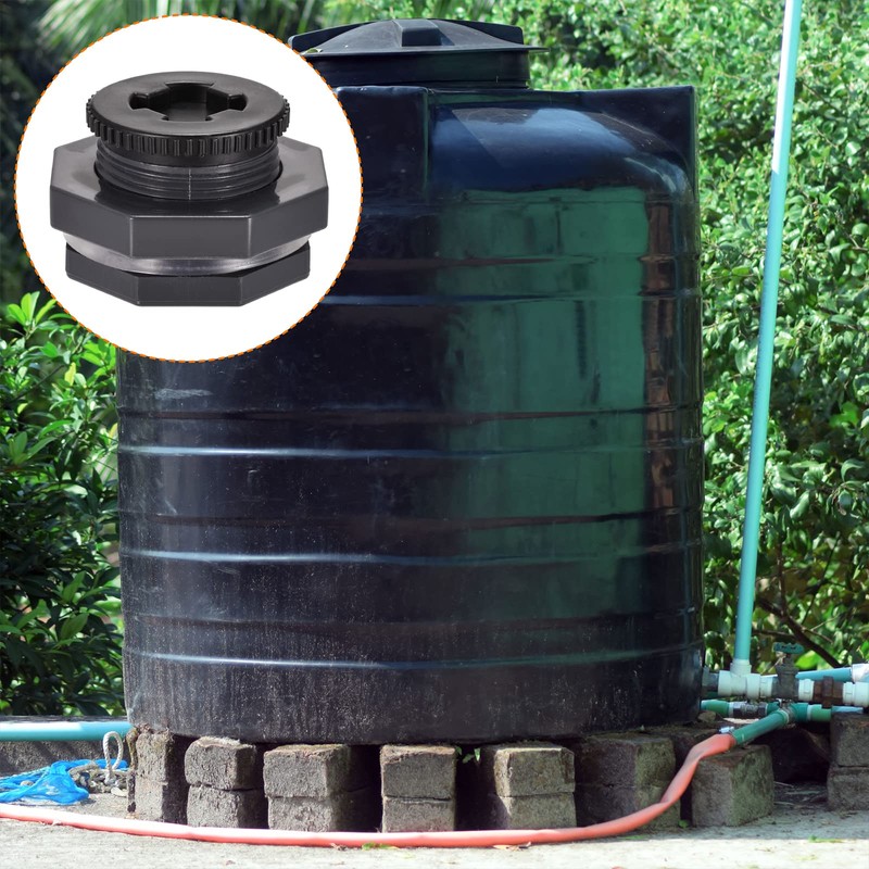 M METERXITY 2 Set PVC Bulkhead Fitting - Threaded Bulkhead