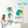 Wellers Bone Health Vitamin K2 MK7 Menaquinone & D3 300 capsules, 450mg / 웰러스 뼈건강엔 비타민K2 MK7 메나퀴논&D3 300캡슐, 450mg