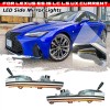 ZTT For Lexus LS 2018-2024 Smoked Sequential LED Clear Mirror
