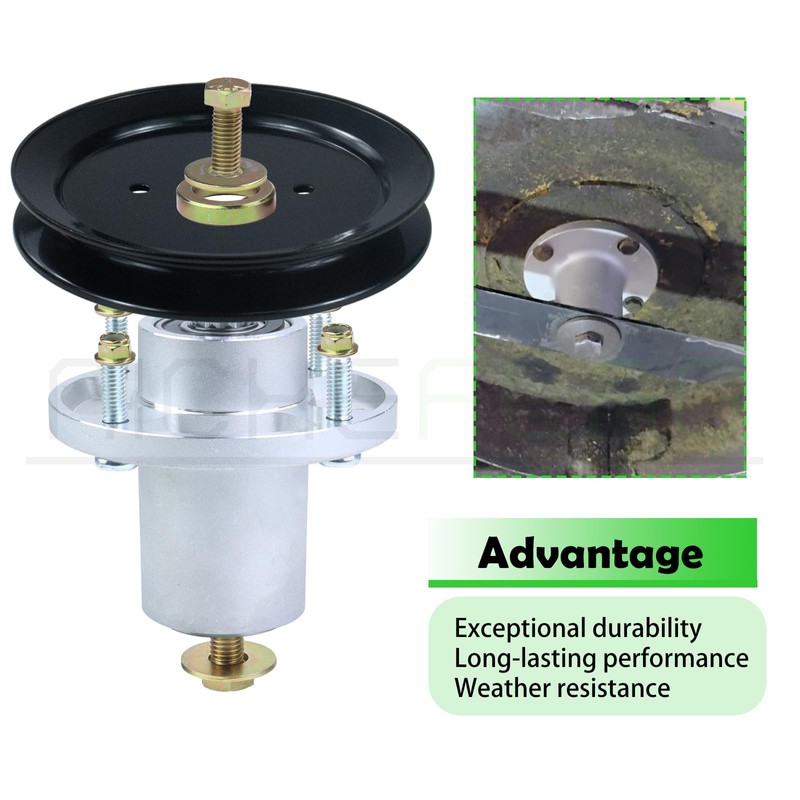 NICHEFLAG 3 Pack 601804 Spindle Assembly with 604704 Pulley 604711