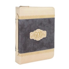 "Divinity Boutique Bible Business Report Cover (25687) | Fits Bibles up to 9" X 6.25" X 1.25", Brown, Large