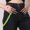 Blindery Hip Hop Jeans Pants Chain Punk Goth Acrylic Link