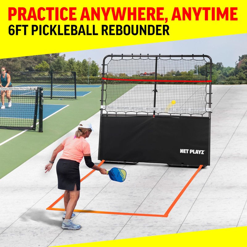 Pickleball Rebounder Training Aid, Adjustable Angle Easy Setup & Storage