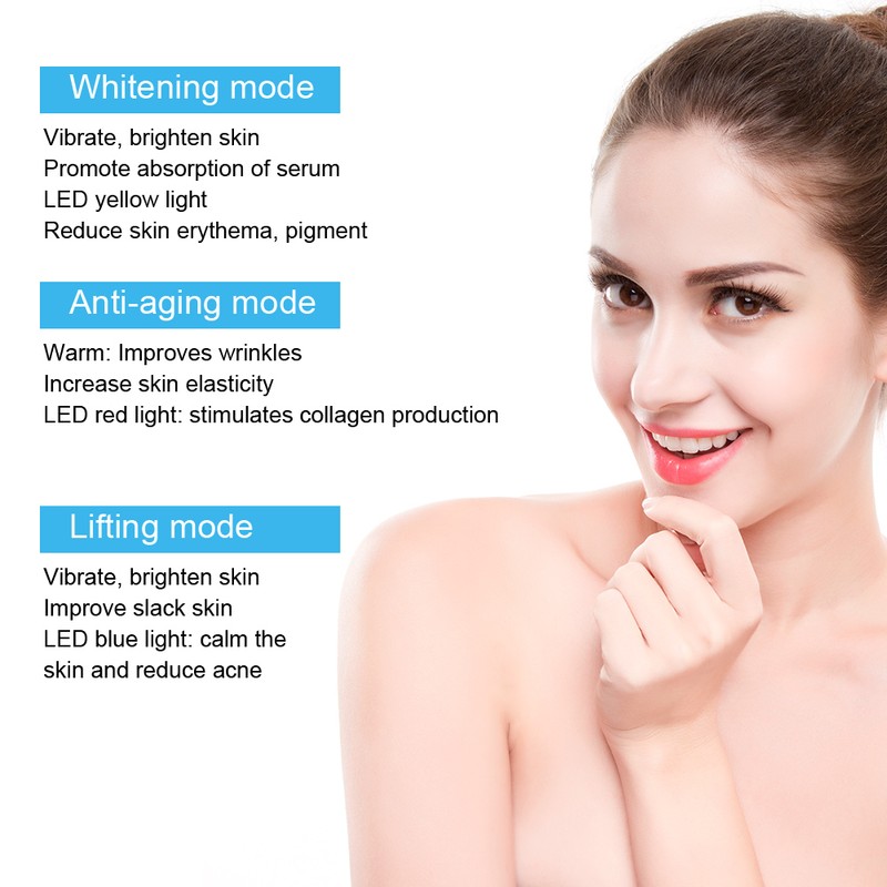 RF Heating Beauty Instrument Skin Whitening Lifting Anti Aging Ion