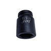 JXHONG 1" Drive 1-1/2" Impact Socket, 6-Point, 3.15" Long, Heat