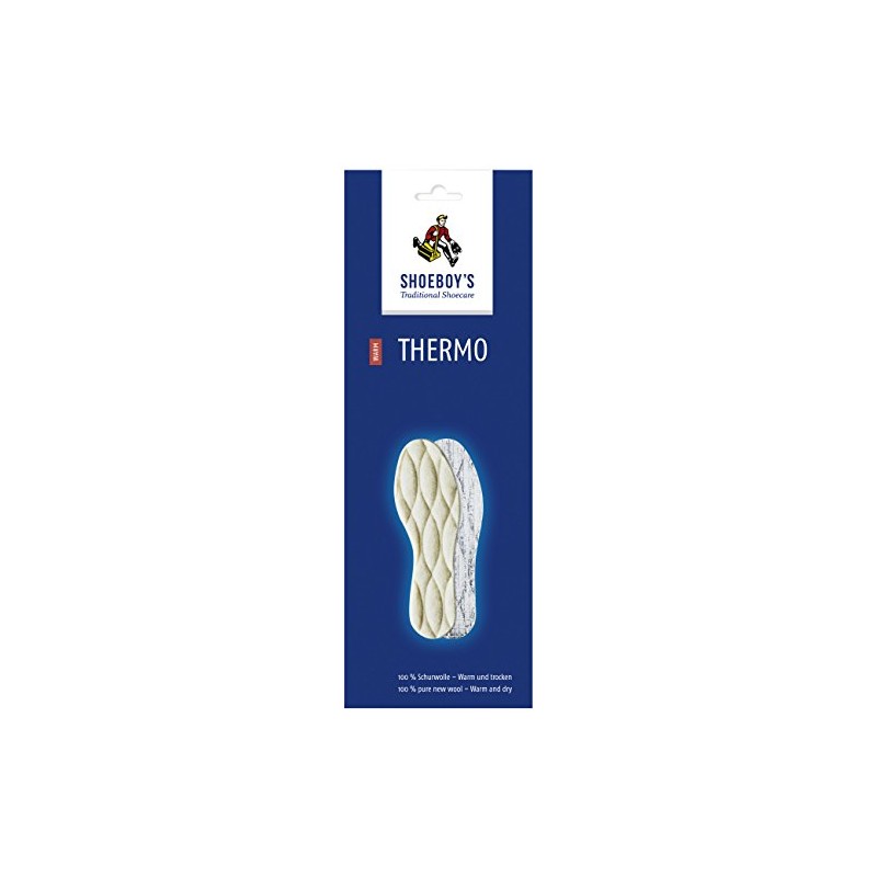 Shoeboy's Thermo - Soft, Warming Insole Made from 100% Pure