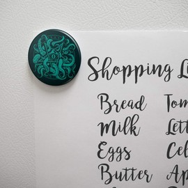 Cthulhu Elder Sign Pentagram Kitchen Refrigerator Locker Button Magnet