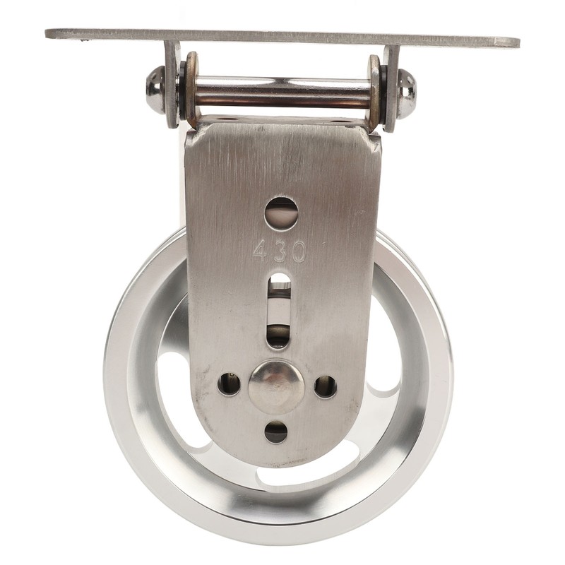 Pulley Wheel Bidirectional Rust Proof Silent Rotation Traction Wheel for