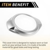 REPAIROCK 2 Pcs A Pillar Speaker Ring Cover Trim for