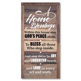 A House Blessing Decor Sign, Rustic Bless This Home Wall Décor, Bless This Home, God Bless Sign, God Bless This Home, Christian Décor, Christian Home Decor, Housewarming Gift, Christian Gift