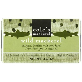 COLES MACKEREL OLIVE OIL 4.4 oz