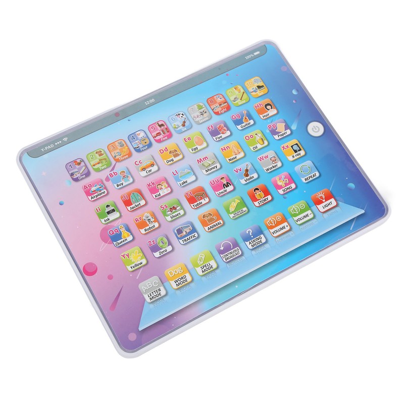 Kids Learning Tablet Full English Teaching Touch Voice Learning Tablet