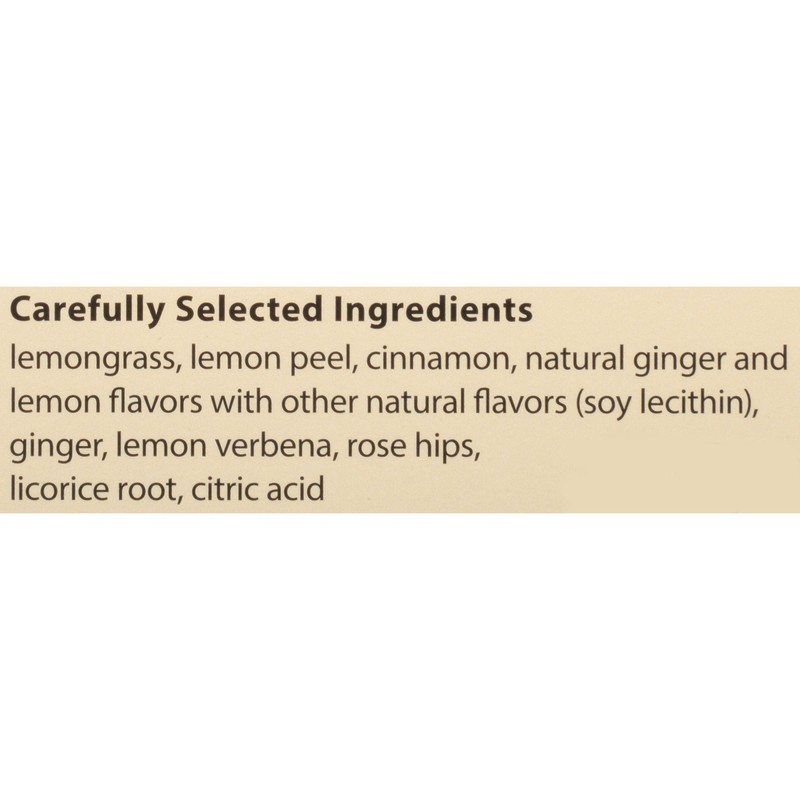 Bigelow Lemon Ginger, 80 Count Box (Pack of 1) Caffeine