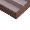 Eyeglass Display Organizer Wood Grain 6 Compartments Glasses Display Tray