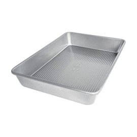 USA Pan Bakeware - Molde rectangular antiadherente sin costuras, 9 x 13 pulgadas