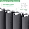 Dynamene Extra Long Shower Curtain - 96 Inch Long Waffle