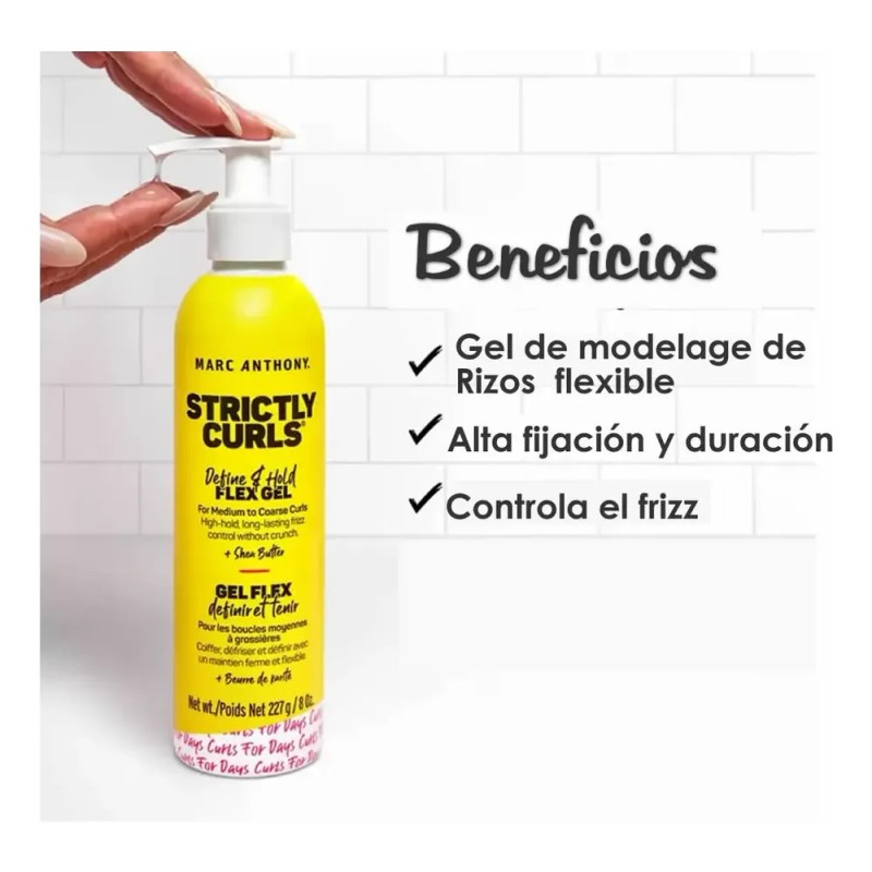 Marc Anthony Strictly Curls Define & Hold Flex Gel Rizos