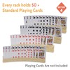 plusvivo Set of 4 Curved Playing Cards Holders for Seniors