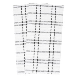 Ritz Royale Collection 100% Combed Terry Cotton, Highly Absorbent, Oversized Kitchen Towel Set, 28" x 18", 2-Pack, Checked, Graphite