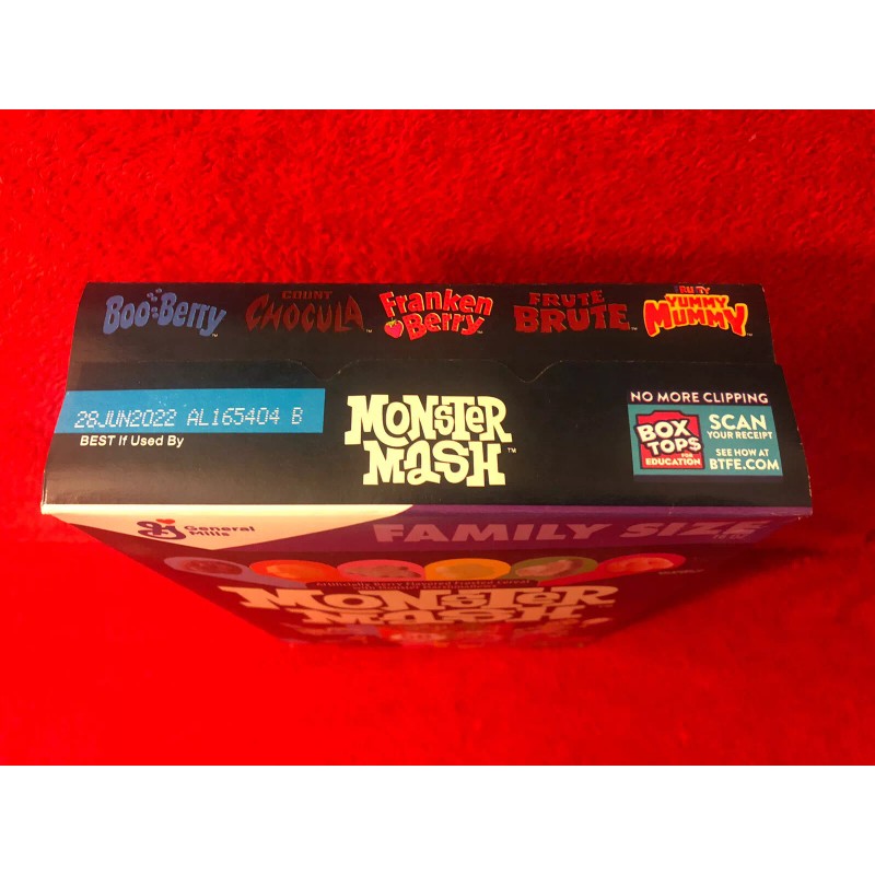 General Mills MONSTER MASH 50th Anniversary Cereal~Limited Edition Family Size