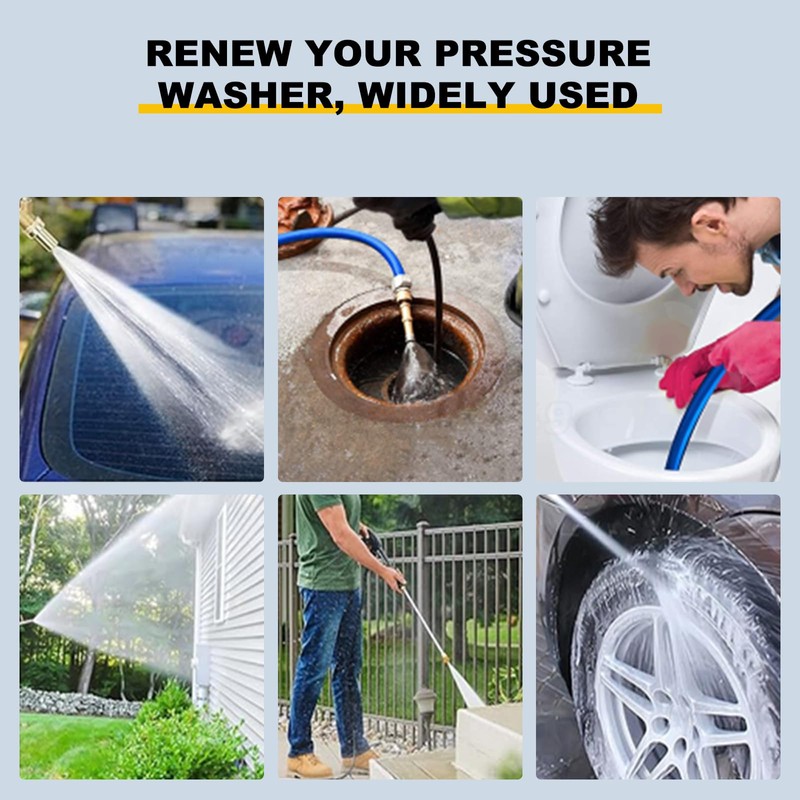 OCPTY 3200 PSI MAX Pressure Washer Hose 25FT x 1/4