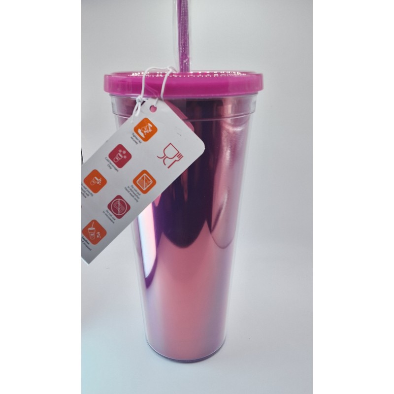Dunkin' Donuts NEW DUNKIN DONUTS 24 OZ PURPL HEARTS VALENTINES