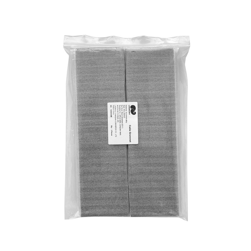 LIKERAINY Cable Bushing Desk Table Grommets 80x 280mm Cable Outlet