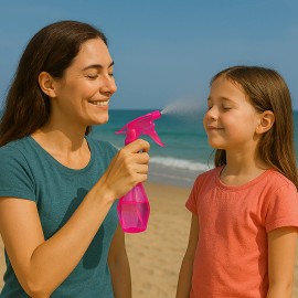 depenable inc 2-Pack 22oz Diamond Pink Spray Bottles – Adjustable Nozzle for Plants, Cleaning,