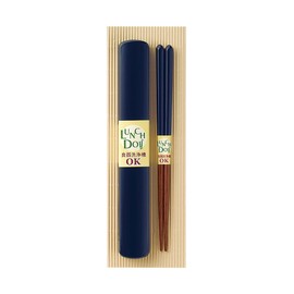 Ishida 65001-4 Chopsticks Case & Chopsticks Set, Ranch De Half Combination Blue