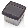 Leviton Pop-Up Floor Box with 20 Amp, Tamper-Resistant Outlet, PFTR2-BZ,