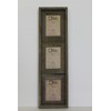 5x7 - 2.5" Wide Reclaimed Rustic Barnwood Vertical Collage Frame - Holds 3 Photos