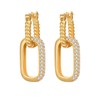 ARVALILS 14K Gold Convertible Link Huggie Earrings for Women |