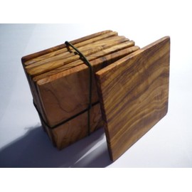 8 High-Quality Raclette Boards / Coasters for Raclette Pans Made of Olive Wood