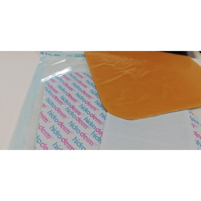 3 pzas Parche Aposito Hidrocoloide Hidro-derm 15cm x 21cm