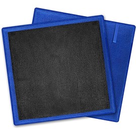 Clay Towel 2 Pack Auto Detailing - Fine Grade Microfiber Car Chamois Towel - DIY Detail Clay Bar Alternative