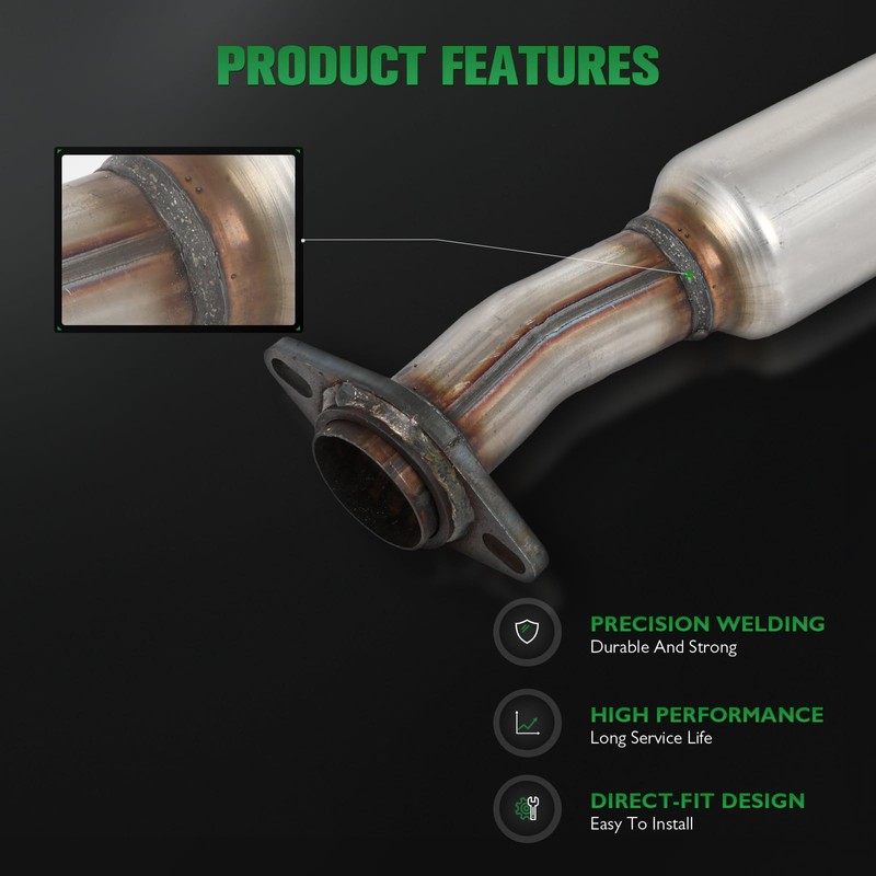 SCITOO 16693 Rear Catalytic Converter Fit For Toyota For Sienna