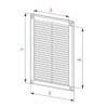 Air Vent Grille Cover 200 x 300mm (8 x 12inch)