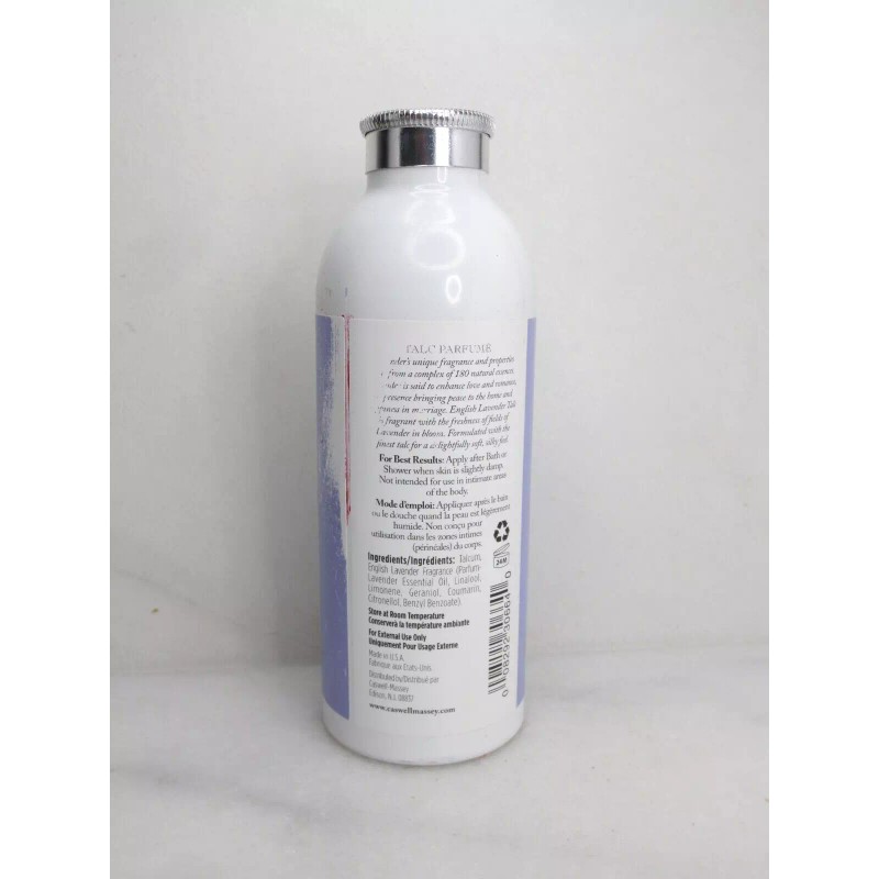 CASWELL-MASSEY CLASSICS ENGLISH LAVENDER PERFUMED TALC 3.5 OZ SET OF