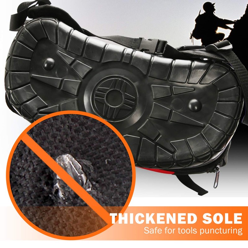 KSEIBI Canvas Tool Bag with Pocket (Back Pack)