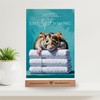 Rat Sign Wellness Towel Relaxation Decorative Bathroom Wooden Stand Colour