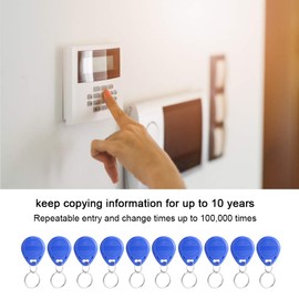 GRCFUMO Door Access Key Fob, Commercial Access Cards, Apartment Key Fob Duplicator, Suitable for Various Access Control Applications(ID)