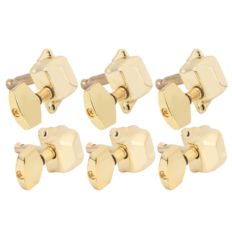 String Tuning Key for SemiClosed Guitar 3 Left 3 Right
