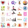 Pack of 50 Yoga Stickers Car Laptop Phone Guitar Skateboard