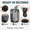 Collapsible Mesh Pop Up Laundry Hamper with Handles & Side