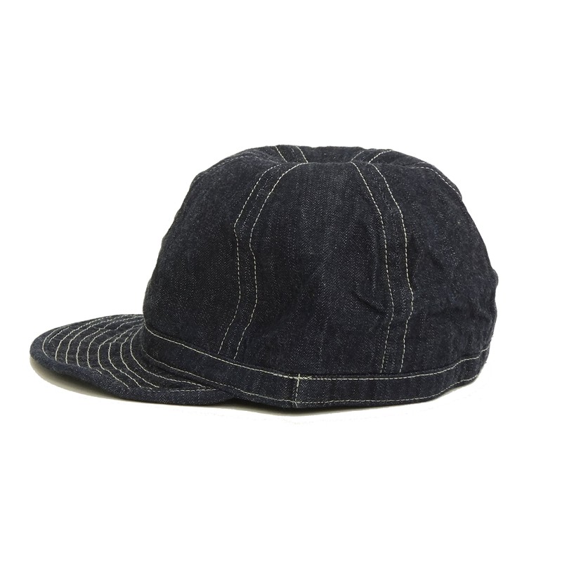 Buz-Ricksons BR02308 Men's Work Cap Army Denim Cap, navy