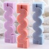 XIAOSHUI S Geometry Candle Mold Geometric Lines Candle Molds Spiral