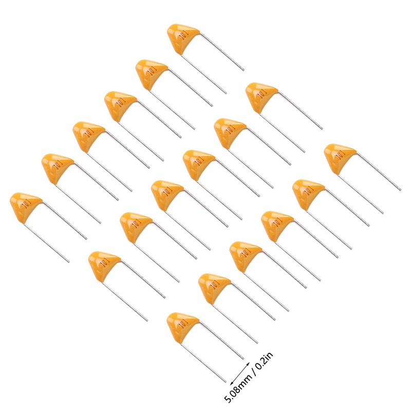 1000Pcs Monolithic Capacitor InLine Ceramic 100PF 5.08mm Lead Pitch DC50V