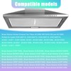 2 Pack,5-Layer Aluminum Filter,S99010430-002 Range Hood Filter 15-3/4" x 13-7/8"